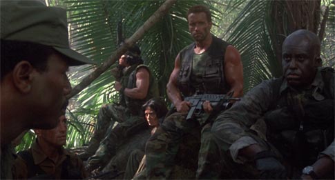 Predator (1987), Arnold Schwarzenegger, Carl Weathers, Elpidia Carrillo, Bill Duke & Sonny Landham